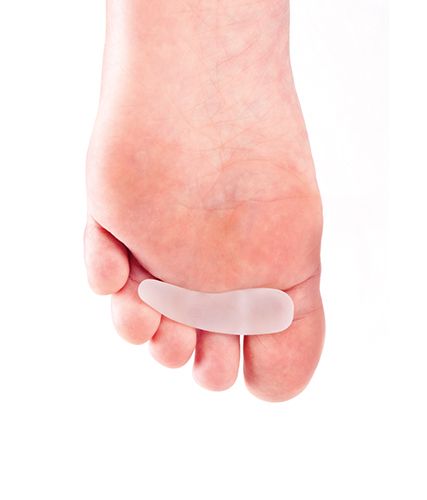 Подушечки от мозолей Solei ORTMANN при прижатых к предплюсне пальцах (2шт) купить в OrtoMir24