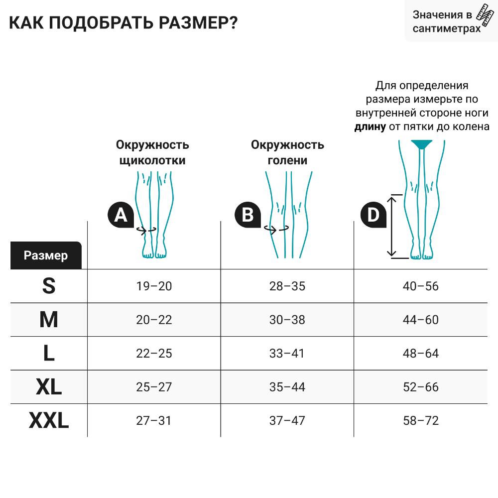 Компрессионные гольфы 2С105 VENOTEKS, 2 класс купить в OrtoMir24